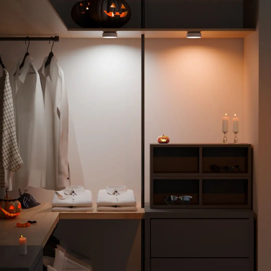 Rechargeable LED Spotlights with Motion Sensor and Dimmer – Set of 3 Magnetic Wireless Lamps for Any Room | Sansoti
