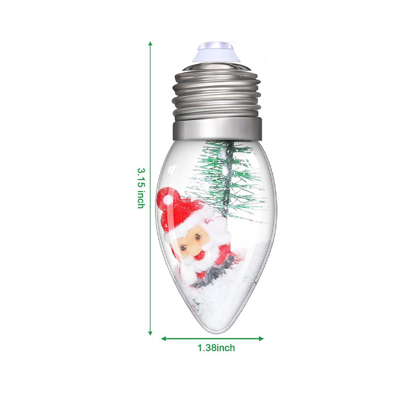 LED-Lichterkette mit Weihnachtsfiguren 10 Lämpchen USB-Anschluss Festbeleuchtung Stimmungsvolle dekorative Lichter für Innenräume | Sansoti