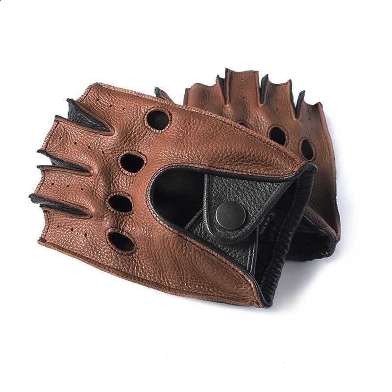 Lederhandschuhe aus Hirschleder Wasserdicht Winter Herren Damen Lässig Outdoor Premiumqualität Warm Bequem | Sansoti