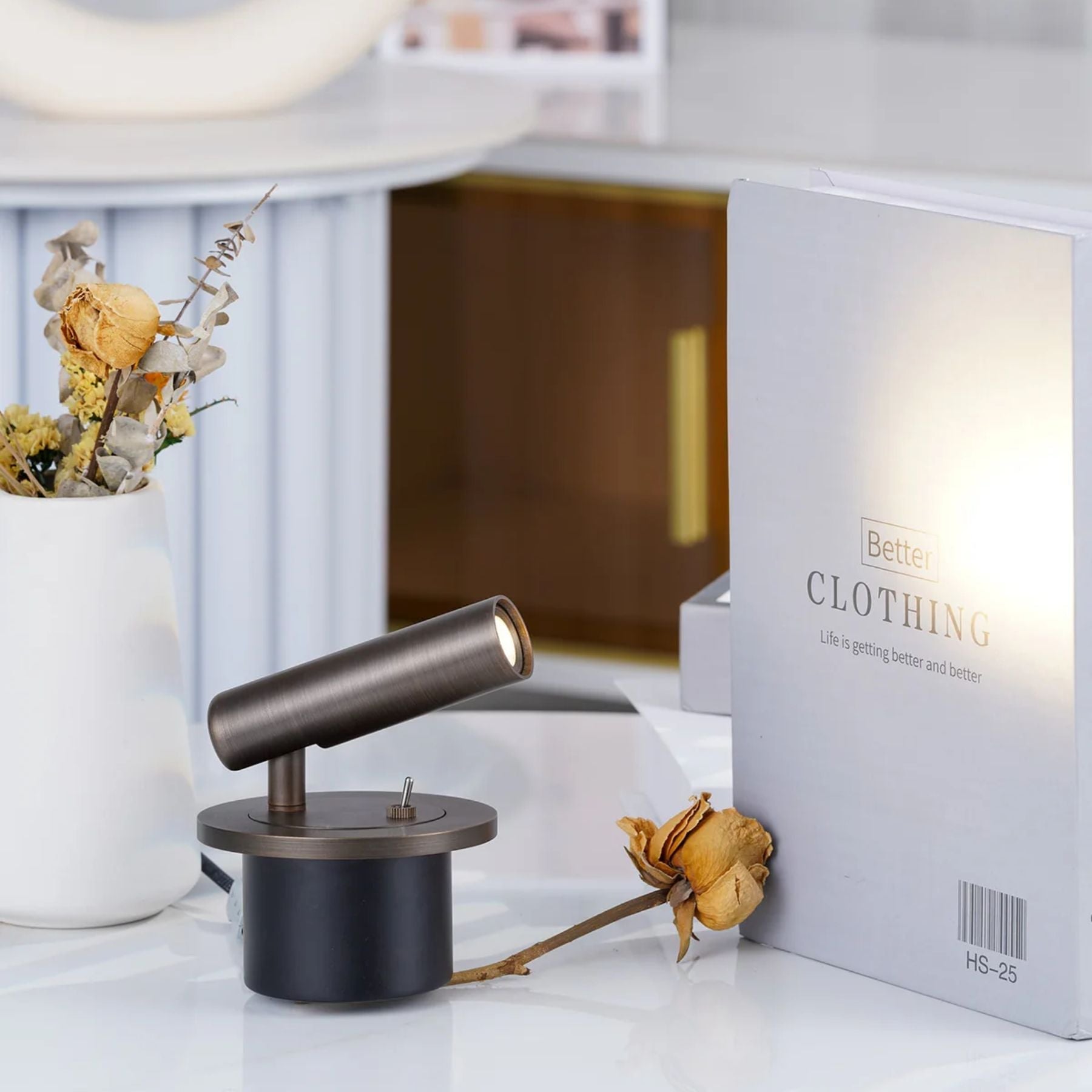 Lune Lampe de Lecture Applique LED Réglable Noir Chambre Lampe de Lecture Moderne Éclairage Lampe Murale de Lit Dimmable Lumière Orientable | Restfield