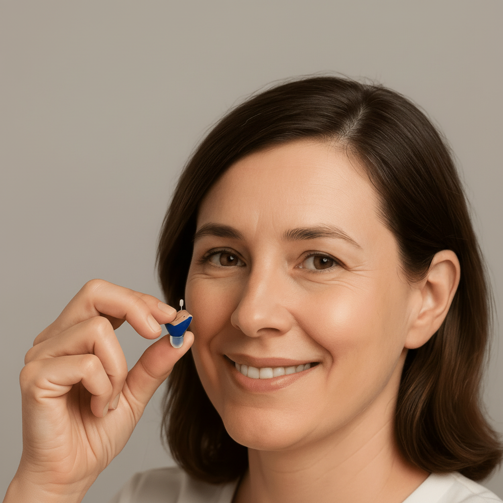 Appareils auditifs intra-auriculaires rechargeables et discrets pour un son clair, un confort quotidien et un design sans fil invisible | Sansoti
