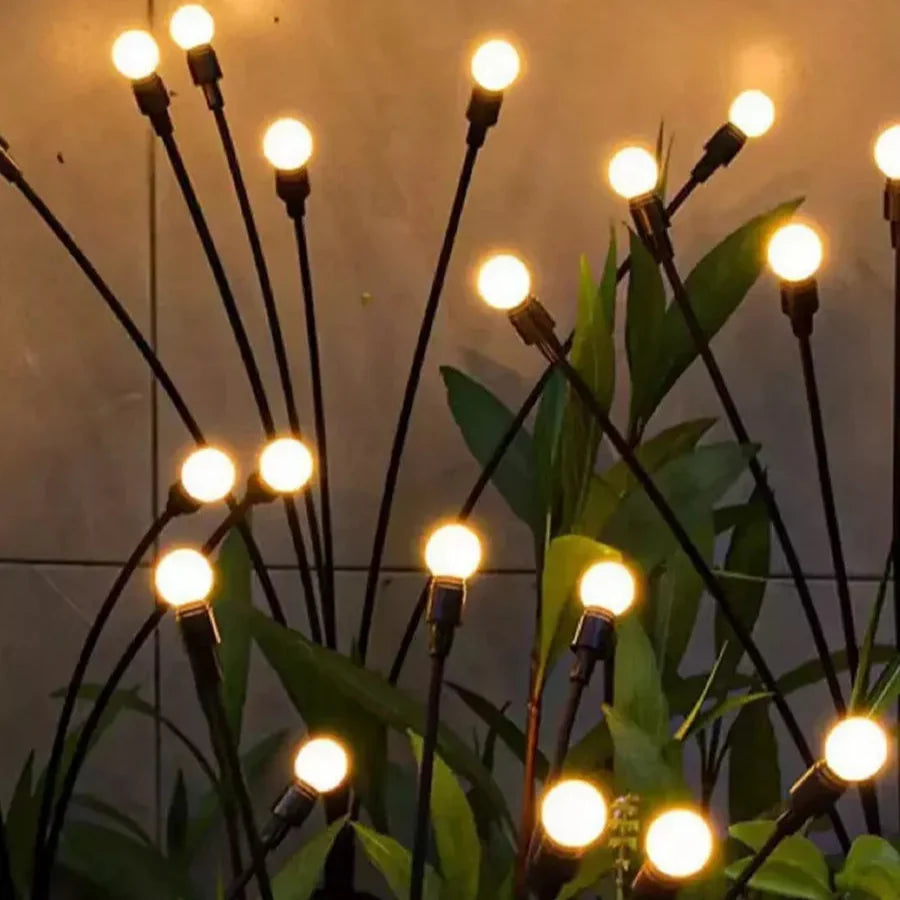 Glühwürmchen Gartenlampe Solar 20 LED Warmweiß Außenleuchte | Restfield