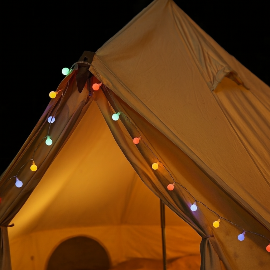 Sfeerverlichting met 20 LED-lampjes warm wit voor binnen en buiten decoratie feestverlichting 3 meter | Sansoti