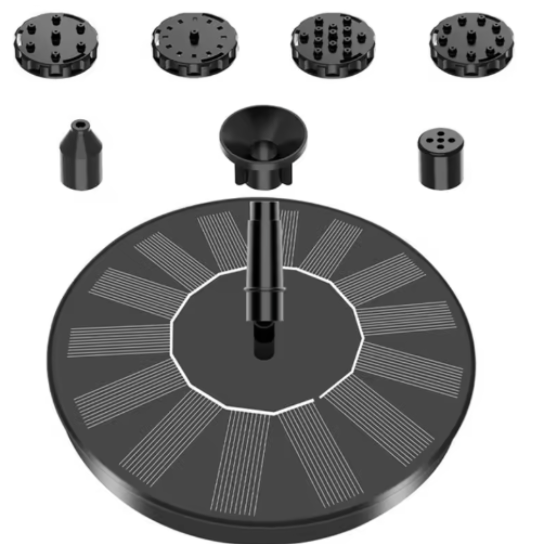 Solar-Powered Fountain Pump for Pond Birdbath and Garden with Automatic Operation | Sansoti