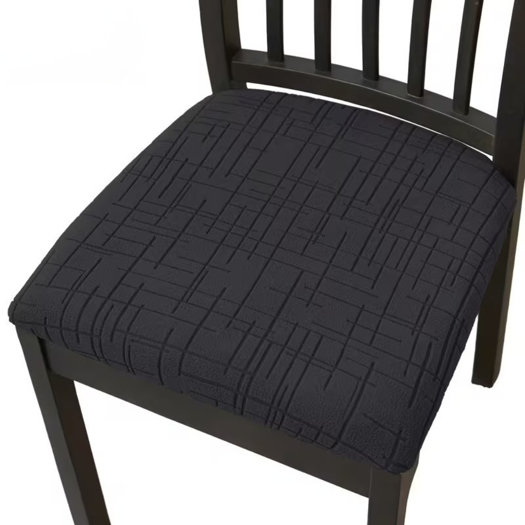 Elastischer Stuhlbezug mit weichem Stretch für Esszimmerstühle in modernen Farben, beige, grau, abnehmbar und waschbar | Sansoti