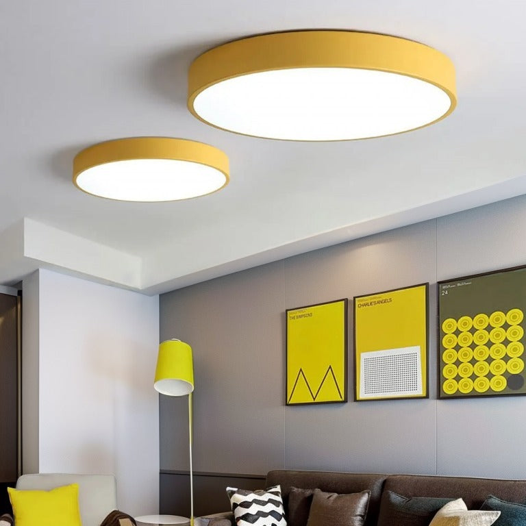 LED Ceiling Lamp Round Modern Dimmable for Living Room and Bedroom | Sansoti