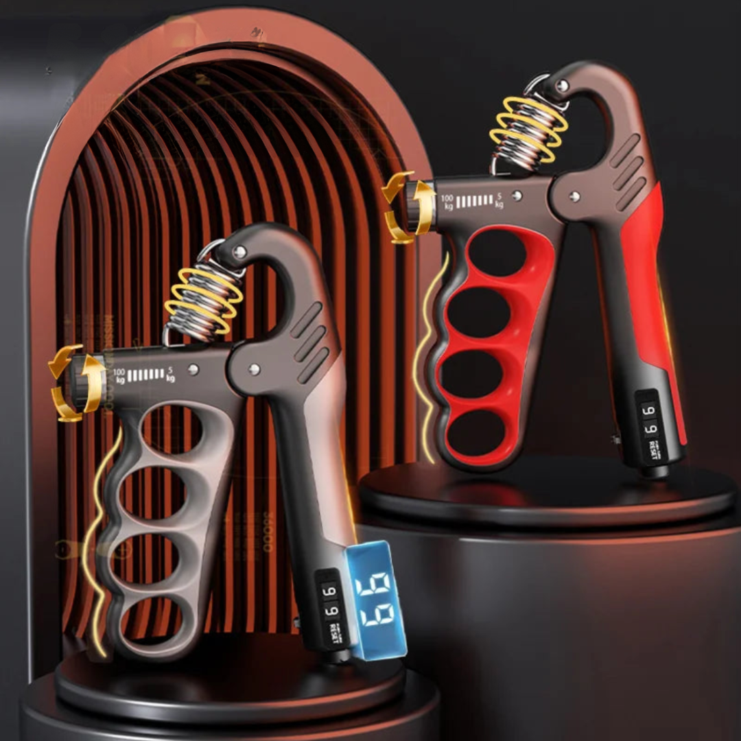 Adjustable Metal Hand Gripper Grip Strengthener Fitness Strength Training Rehabilitation Forearm Training Muscle Building | Sansoti