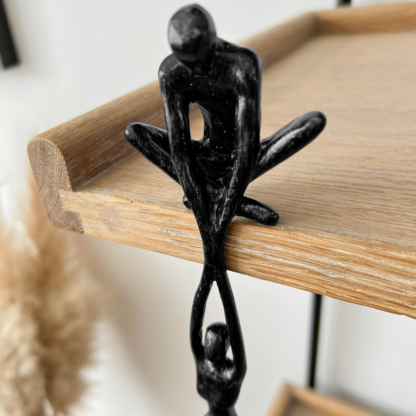 Sculptuur Eeuwig Duo – Decoratief Beeldhouwwerk van Twee Verbonden Figuren | Sansoti