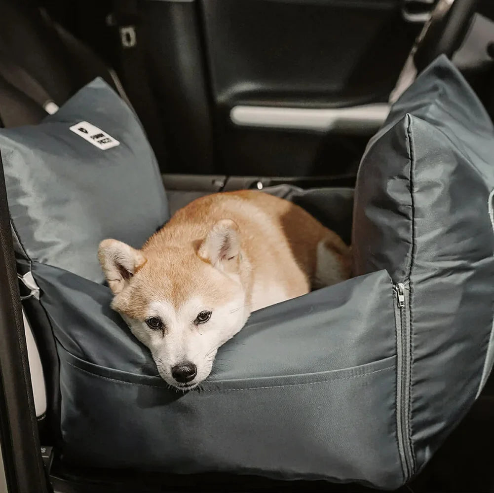 Autostoelbed voor Honden Waterbestendig First Class Comfortabele Reismand met Veiligheidsgordel Autodeken | Sansoti