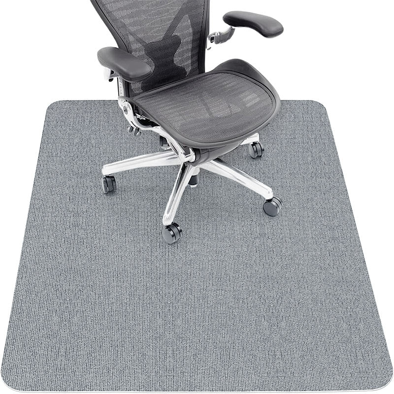 Transparente PVC-Bodenschutzmatte für Bürostühle 89x120cm für Hartparkett und Laminat, rutschfeste Stuhlunterlage | Sansoti