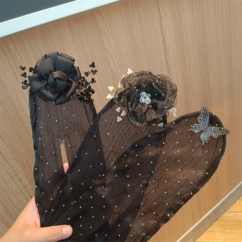 Haarknot Styling Set 7-delig in Satijn met Flexibele Draadkern voor Elegante Kapsels Zonder Hitte | Sansoti