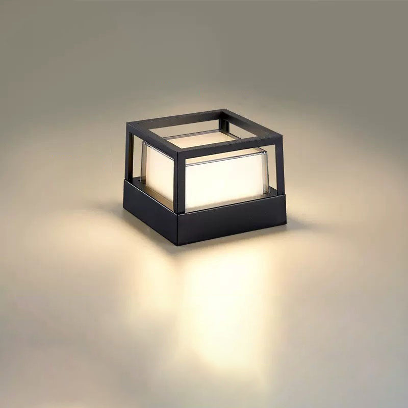 Square LED Outdoor Lamp Waterproof Wall Light Garden Lamp Modern Aluminium Facade Lamp 7W 12W Outdoor Lighting | Sansoti