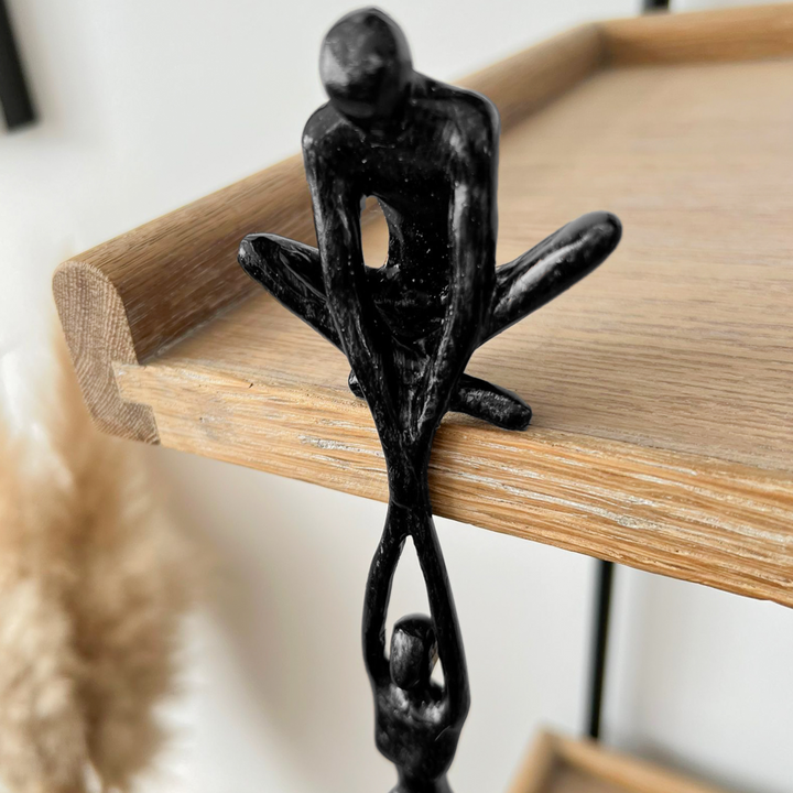 Decoratief Sculptuur Twee Figuren Kunsthars Liefde Verbondenheid Harmonie Modern Interieur Woonkamer Cadeau | Sansoti