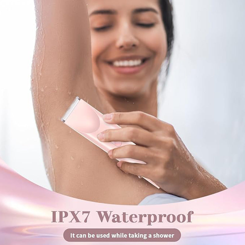 Precisie Trimmer voor Gezicht Oksels Bikinizone – Waterbestendig Oplaadbaar Dubbele Kop | Sansoti