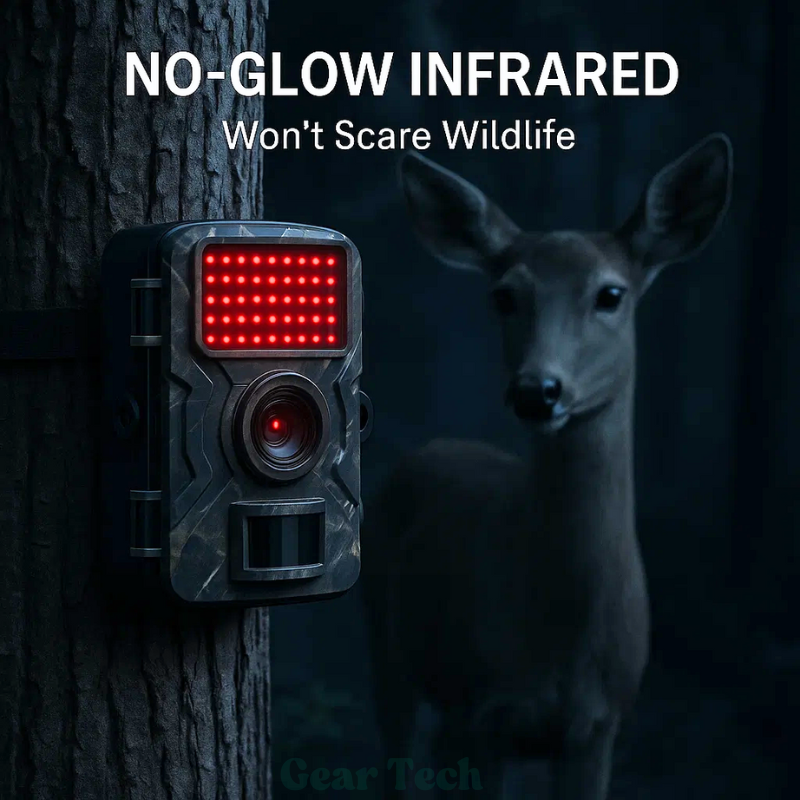 Wildlife Bewegingscamera met Nachtzicht 16MP 1080p voor Tuin Natuurfotografie Waterdicht IP66 | Sansoti