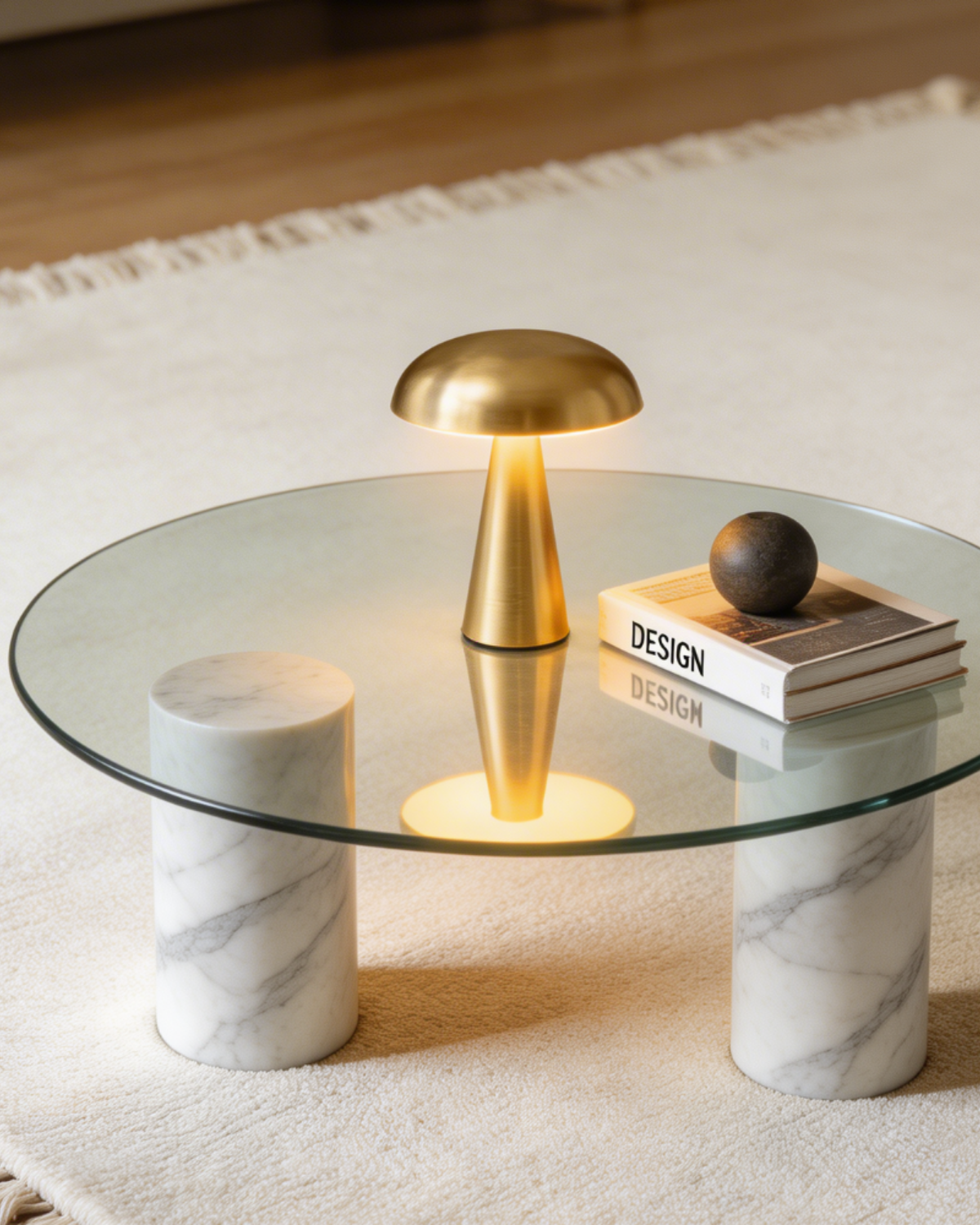 Draadloze Sculptuurlamp Acryl Dimbaar Touch Konus Vorm Decoratief Sfeerlicht Minimalistische Tafelverlichting Nachtlampje Woonkamer Slaapkamer | Sansoti