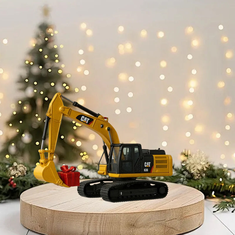 Advent calendar construction vehicles 24 miniature metal machines excavator crane bulldozer children's Christmas toys | Sansoti