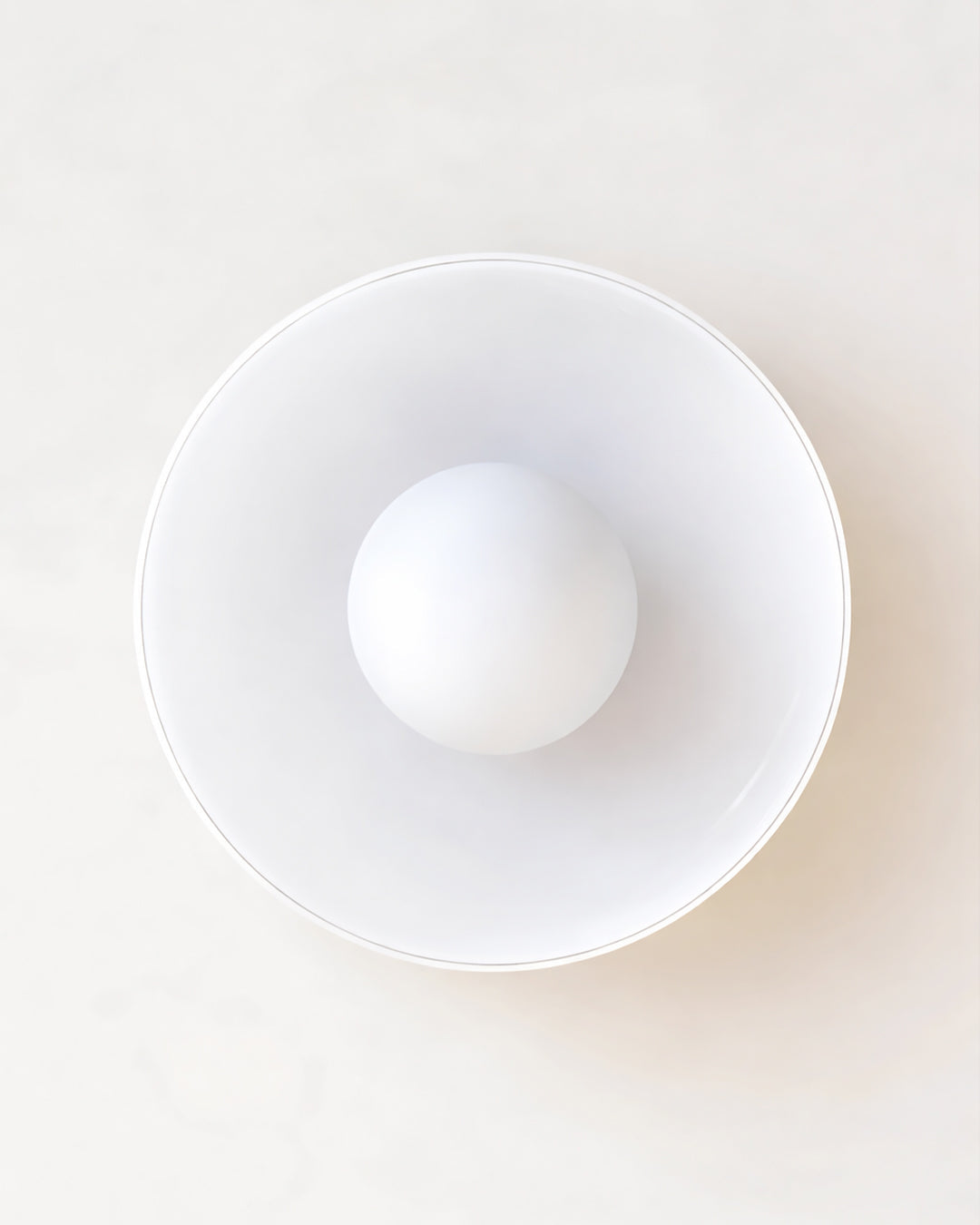 Minimalistische Glazen Wand- en Plafondlamp — Moderne Verlichting voor Gang & Slaapkamer — Dimbaar LED — Ø25 / Ø35 cm | Sansoti