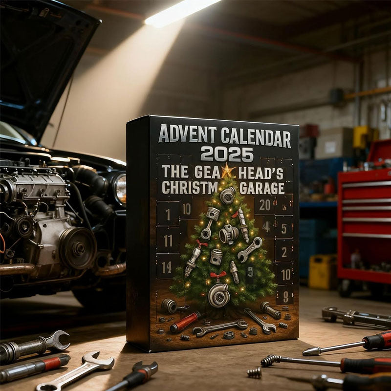 Aftelkalender 24 Vakjes Mini Auto-onderdelen Garage Thema Kerst Verzamelbaar Decoratief Adventskalender | Sansoti