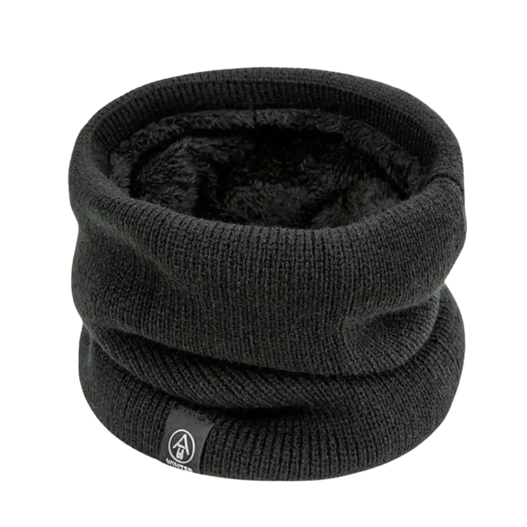 Gestrickter Nackenwärmer mit Fleecefutter Unisex-Winter-Halswärmer 2er-Pack für Outdoor-Sport und Wandern | Sansoti