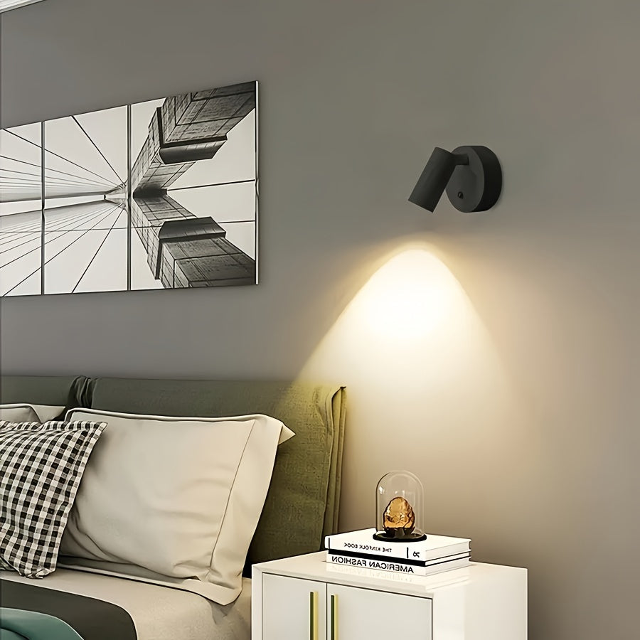 Oplaadbare LED Accentspot met Dimfunctie - Draadloos Accent Lichtpunt voor Kunst en Planten - Touch Bediening USB Oplaadbaar Spotlampje - Flexibele Decoratieverlichting | Sansoti