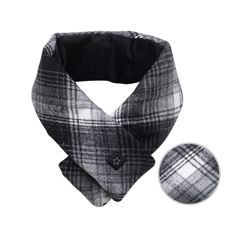 Heated Scarf with USB Connection, Neck Warmer, Adjustable Temperature, Soft Winter Neck Scarf for Women and Men | Sansoti