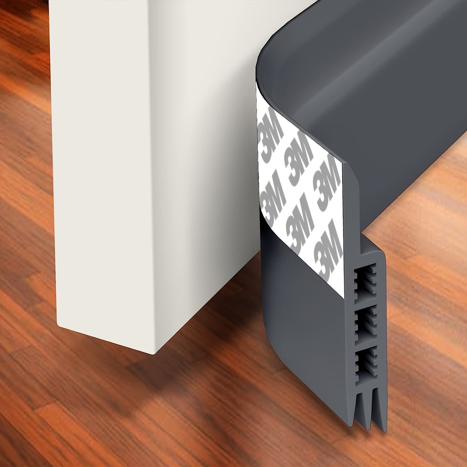 Tochtstrip Deur Siliconen 99cm Wit Zelfklevend Geluidsisolatie Deurafdichting Tochtstopper Energiebesparing Woning Isolatie | Sansoti