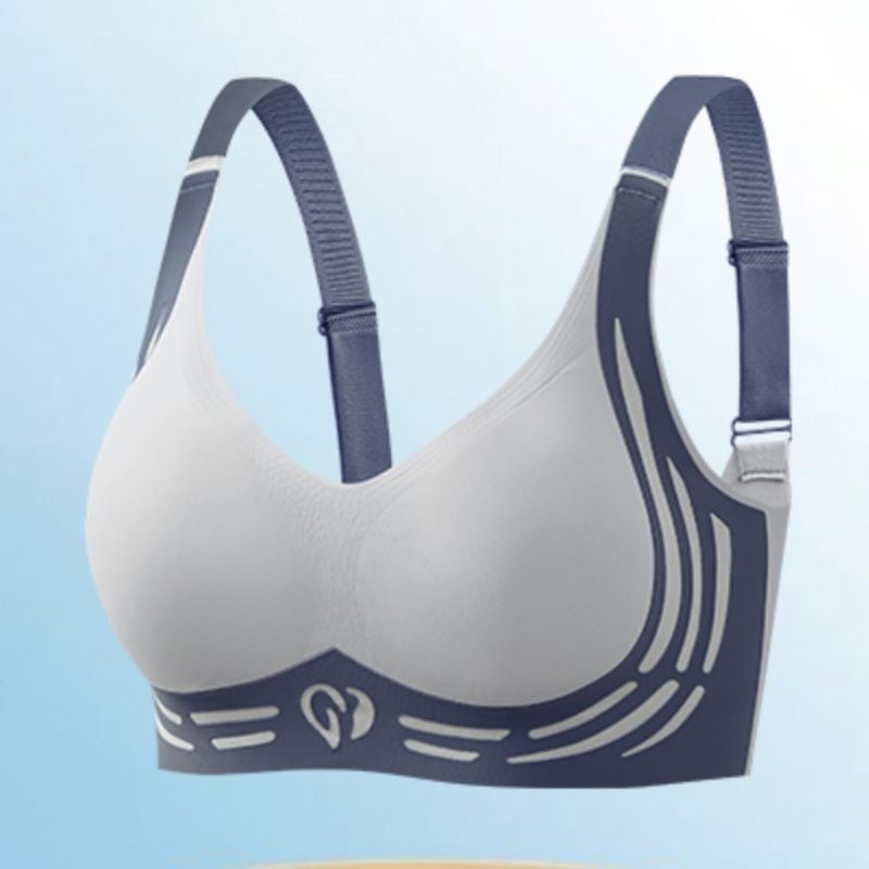 Beugelloze Push-Up BH Brede Bandjes U-Rug Comfortabele Lift Ondersteuning Zachte Pasvorm Dames Lingerie | Sansoti