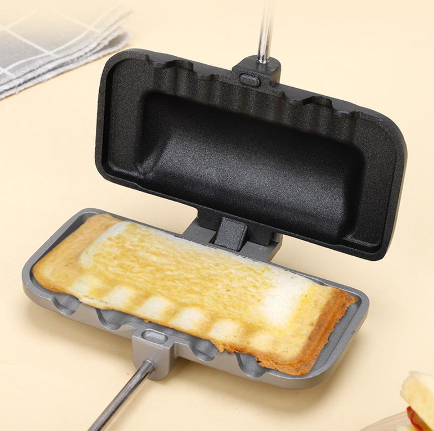 Dubbelzijdige Sandwichbakpan – Aluminium Antiaanbaklaag voor Snel Bakken – 30,5 cm | Sansoti