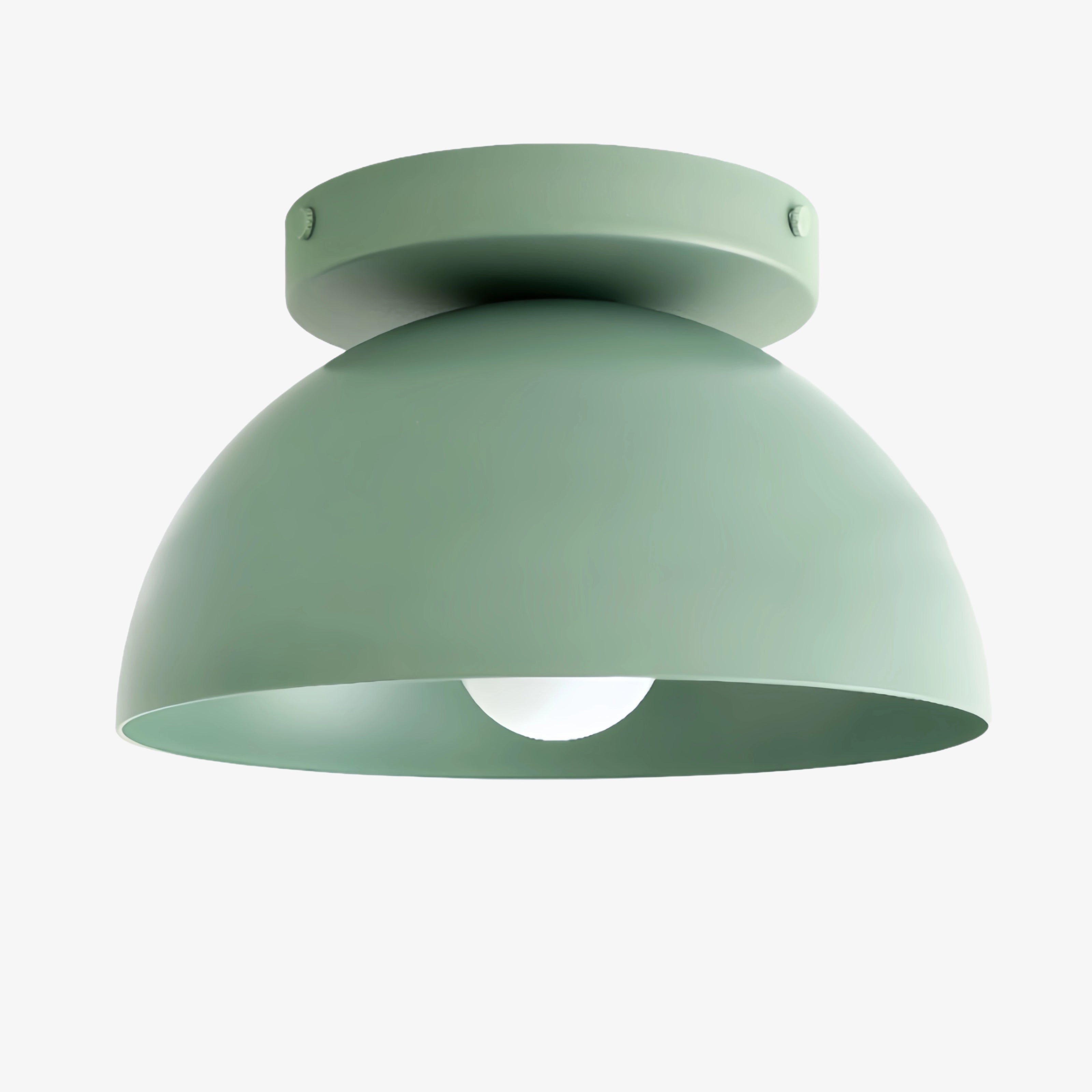 Minimalistische Plafondlamp Dome voor Compacte Ruimtes – Opbouwspot Beschikbaar in Meerdere Kleuren | Sansoti