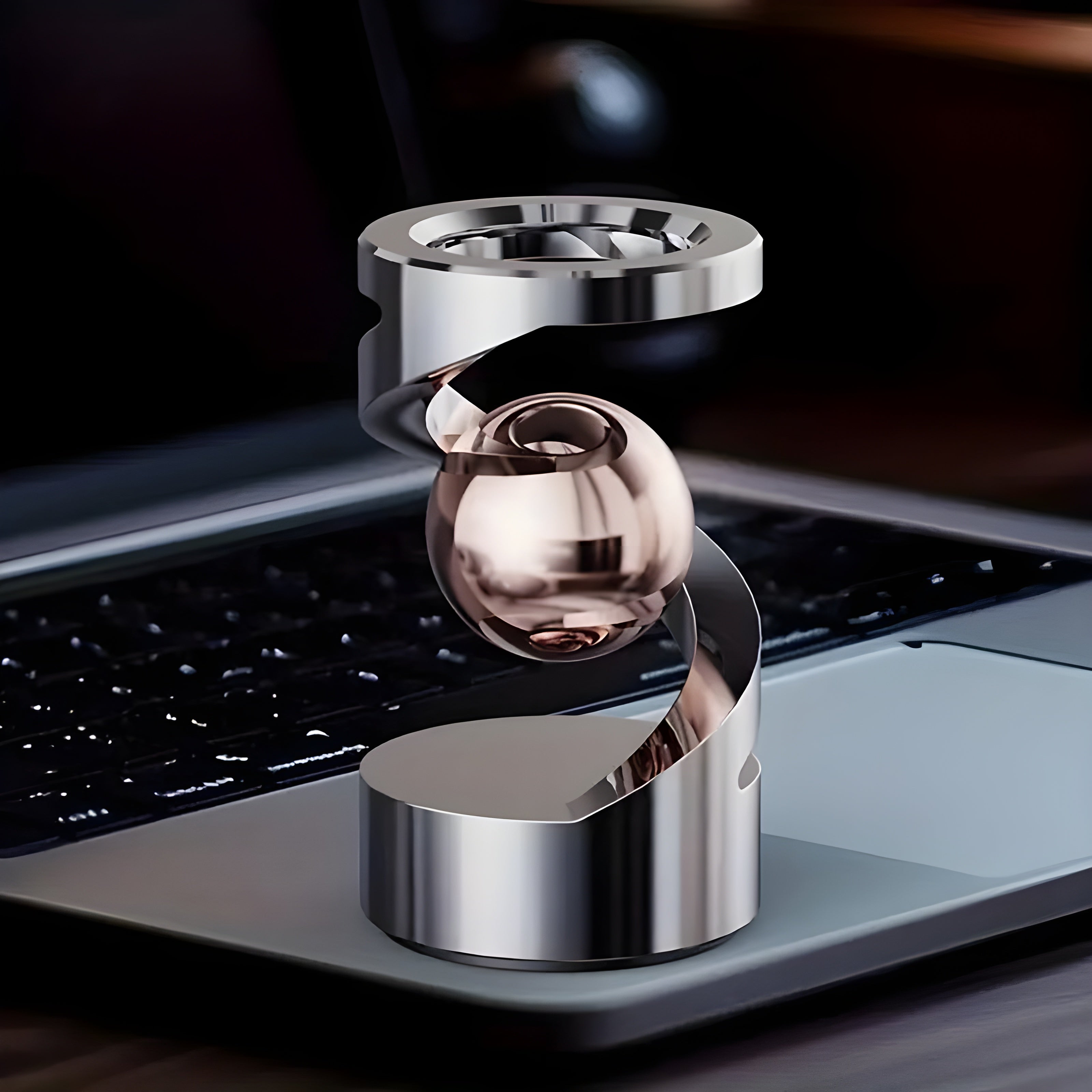 Gyroscope Métal Décoration Bureau Anti-stress Jouet Fidget Cadeau Salon Bureau Concentration Focus | Restfield