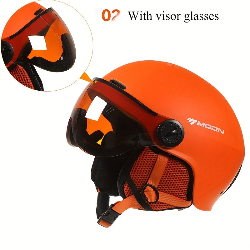 Sportieve Skihelm met Verstelbare Pasvorm en Afneembare Onderdelen – Veiligheid en Comfort voor Wintersport | Sansoti