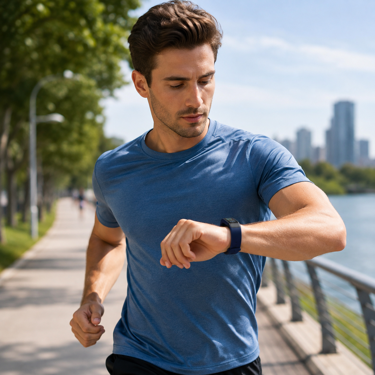 Bracelet de santé avec électrocardiogramme, cardiofréquencemètre, tensiomètre, SpO2, suivi du sommeil, étanche IP67, montre connectée de fitness | Sansoti