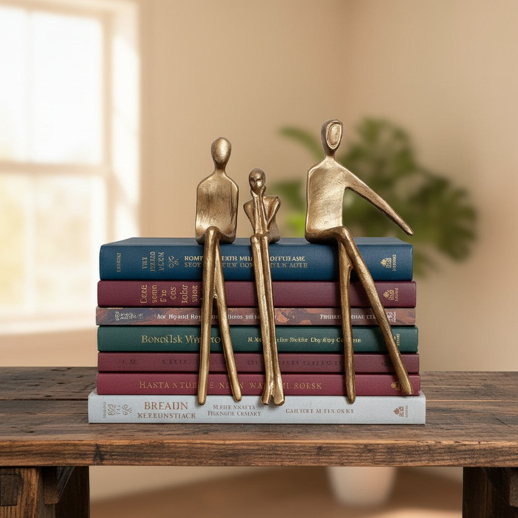 Geometrische Hondenbeeldje van IJzer – Minimalistisch Decoratief Sculptuur voor Bureau | Sansoti