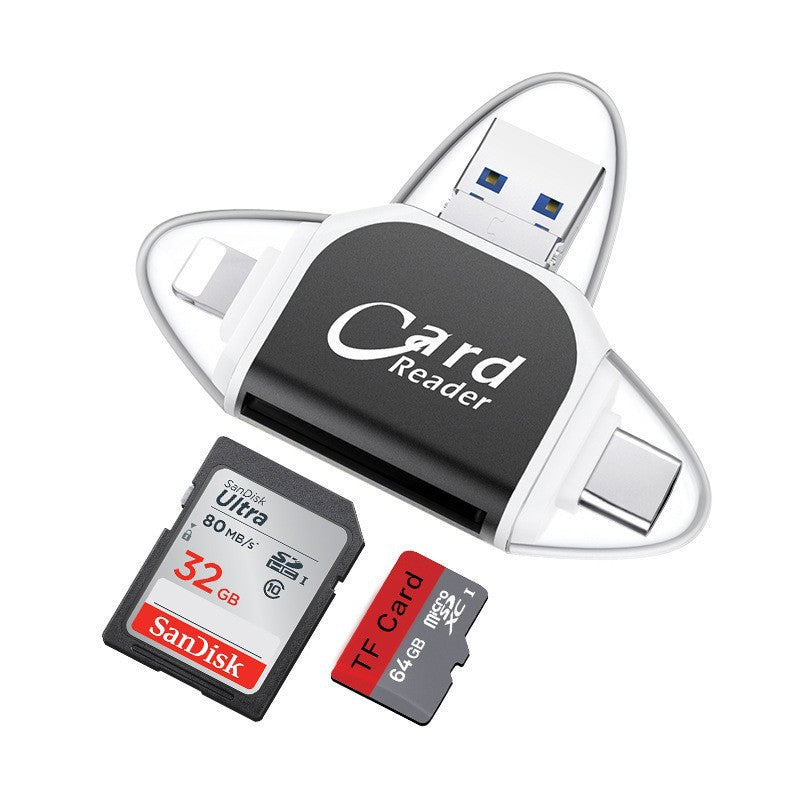 Kartenleser 4-in-1 USB C Lightning SD Micro SD USB 3.0 | Restfield