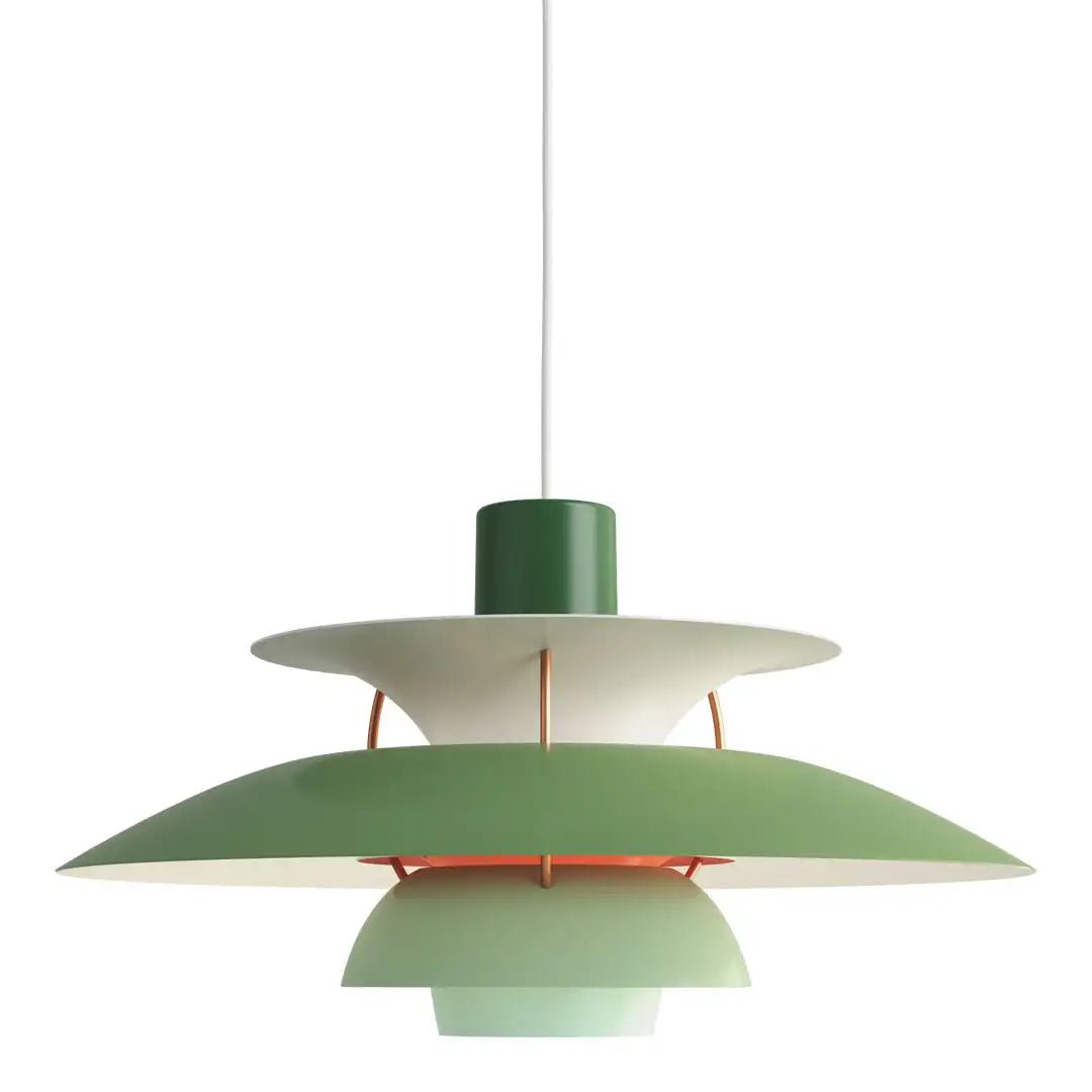 Hängeleuchte Metall E27 Grün Esstisch Wohnzimmer Geschichtete Designlampe Skandinavische Hängeleuchte Stimmungslicht Interieur | Restfield