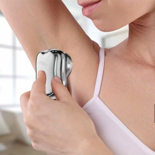 Compact Electric Men's Shaver, USB Rechargeable, Water-Resistant, Travel Size, 60-Minute Cordless Shaving | Sansoti
