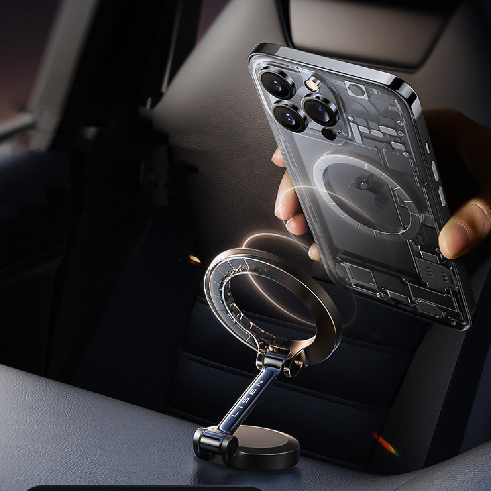 Support magnétique pour téléphone de voiture pivotant à 360° pour tableau de bord et ventilation universel | Sansoti