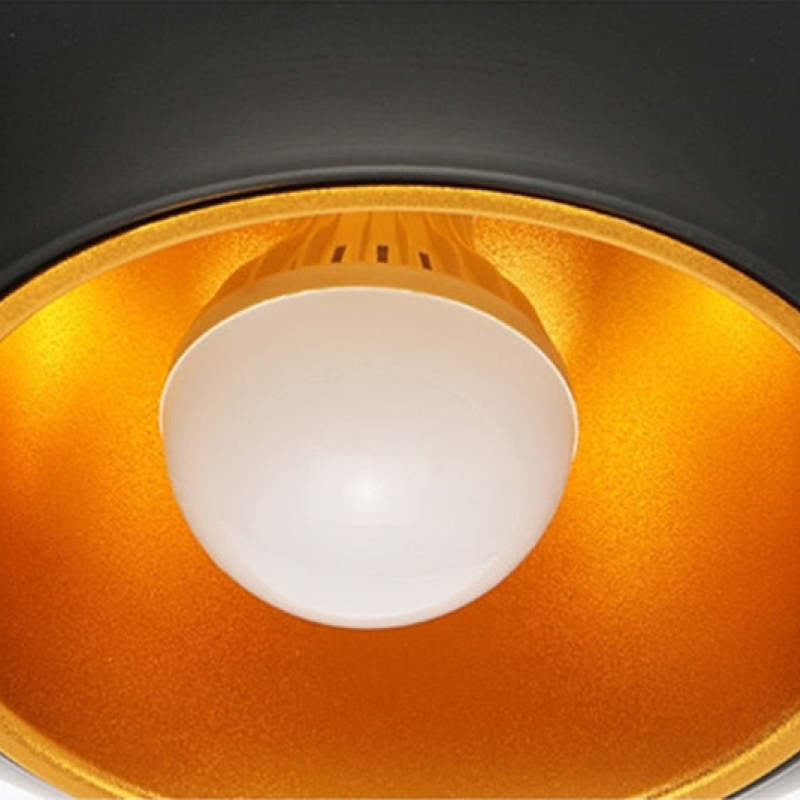 Elegante LED Plafondlamp Zwart-Wit Modern Design Rond Aluminium Eethoek Slaapkamer Woonkamer Warm Dimbaar Licht Scandinavisch Interieur Stijlvol | Sansoti