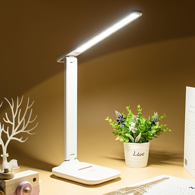 LED Desk Lamp Dimmable with USB Connection and Adjustable Brightness for Optimal Work Lighting | Sansoti
