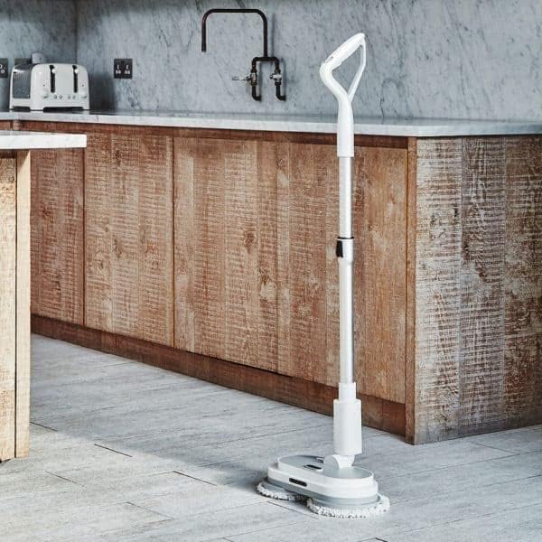 Elektrische Dweilsysteem Oplaadbaar met Sprayfunctie Wasbare Microfiber Pads voor Vloerreiniging Tegels | Sansoti
