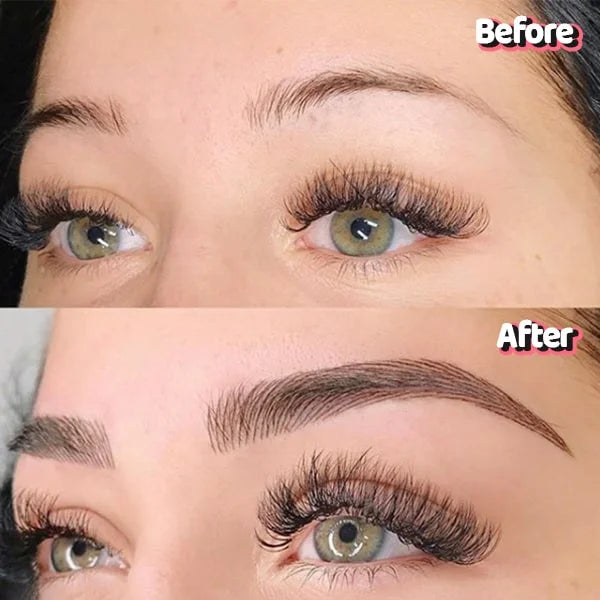 Eyebrow Brush with 4D Hair-Stroke Effect for Powder, Gel, and Pomade, Microblading Look, Natural Eyebrows | Sansoti