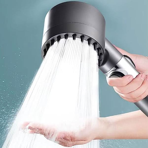 Douchekop Hoge Druk Filter 9-Laags ABS RVS 24x8cm Waterbesparend Kalkfilter | Sansoti