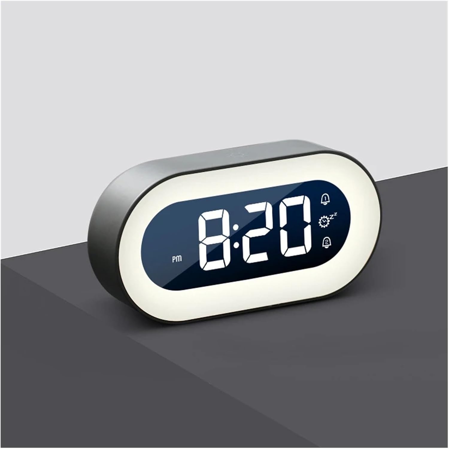 Digitale Wekker met Lichtsimulatie en Natuurgeluiden Oplaadbaar Dawn Alarm | Sansoti