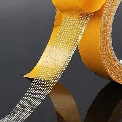 Dubbelzijdige Montage Tape Set van 2 Stuks | Sterk Hechtende Bevestigingstape voor Tapijten, Posters en Kleine Reparaties op Diverse Oppervlakken | Sansoti
