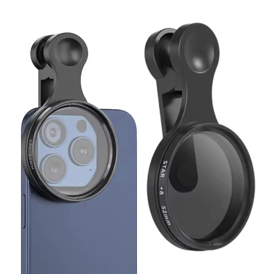 CPL Filter Smartphone 52mm Clip Reflecties Verminderen Kleurverzadiging Buiten Reisfotografie Polarisatiefilter Android iPhone | Sansoti