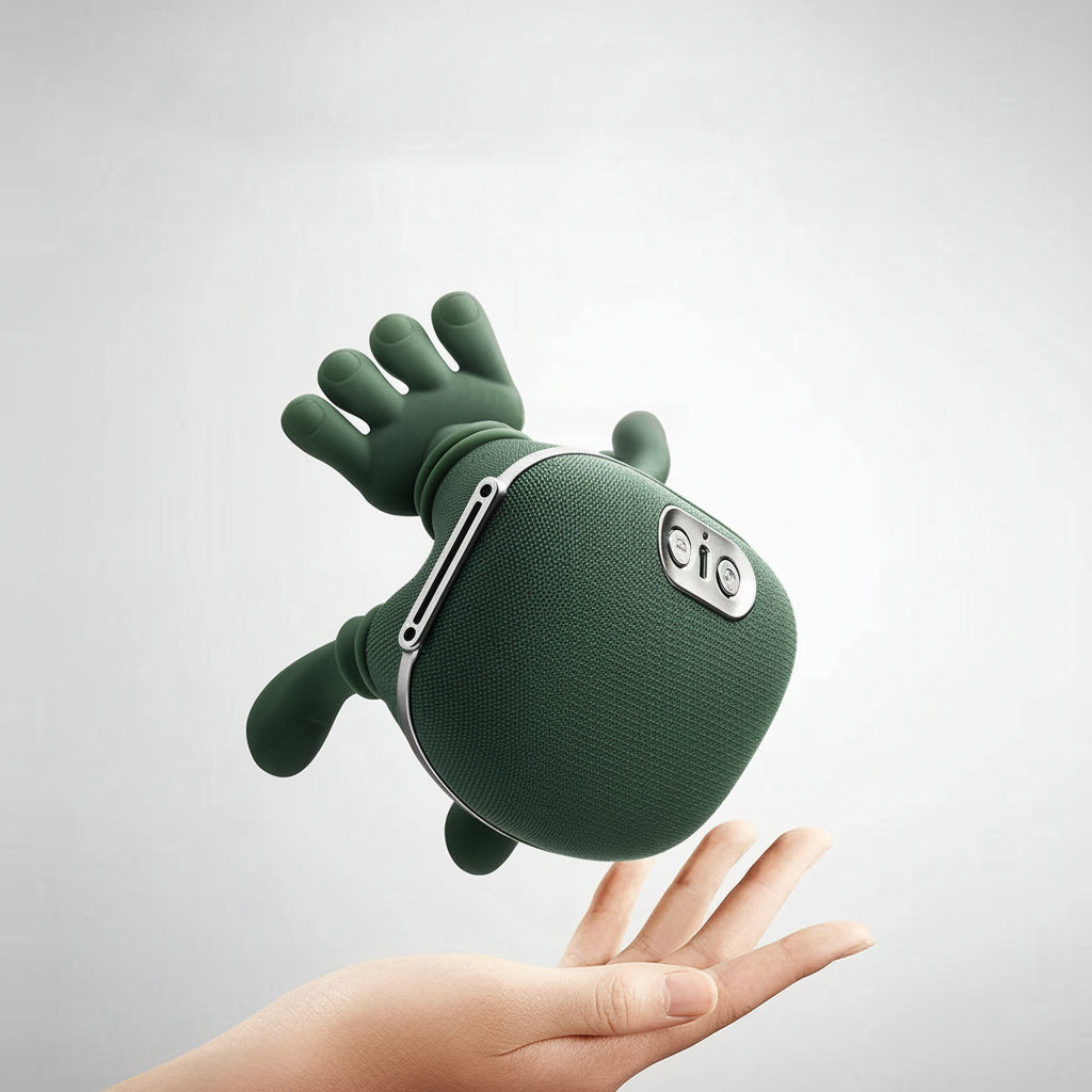 Nekmassager met Warmtefunctie Draadloos Vibratie Therapie Spierspanning Verlichting Ontspanning Wellness | Sansoti