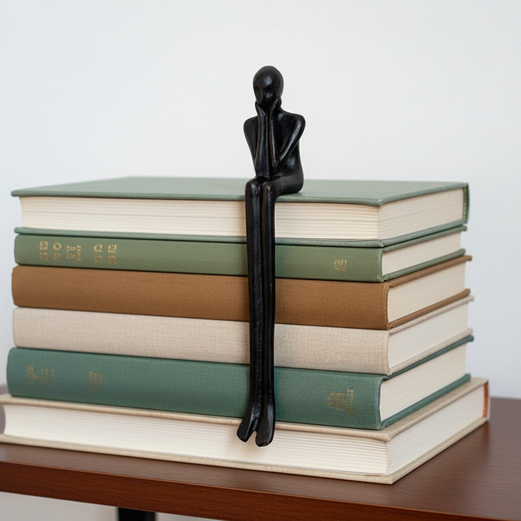 Geometrische Hondenbeeldje van IJzer – Minimalistisch Decoratief Sculptuur voor Bureau | Sansoti