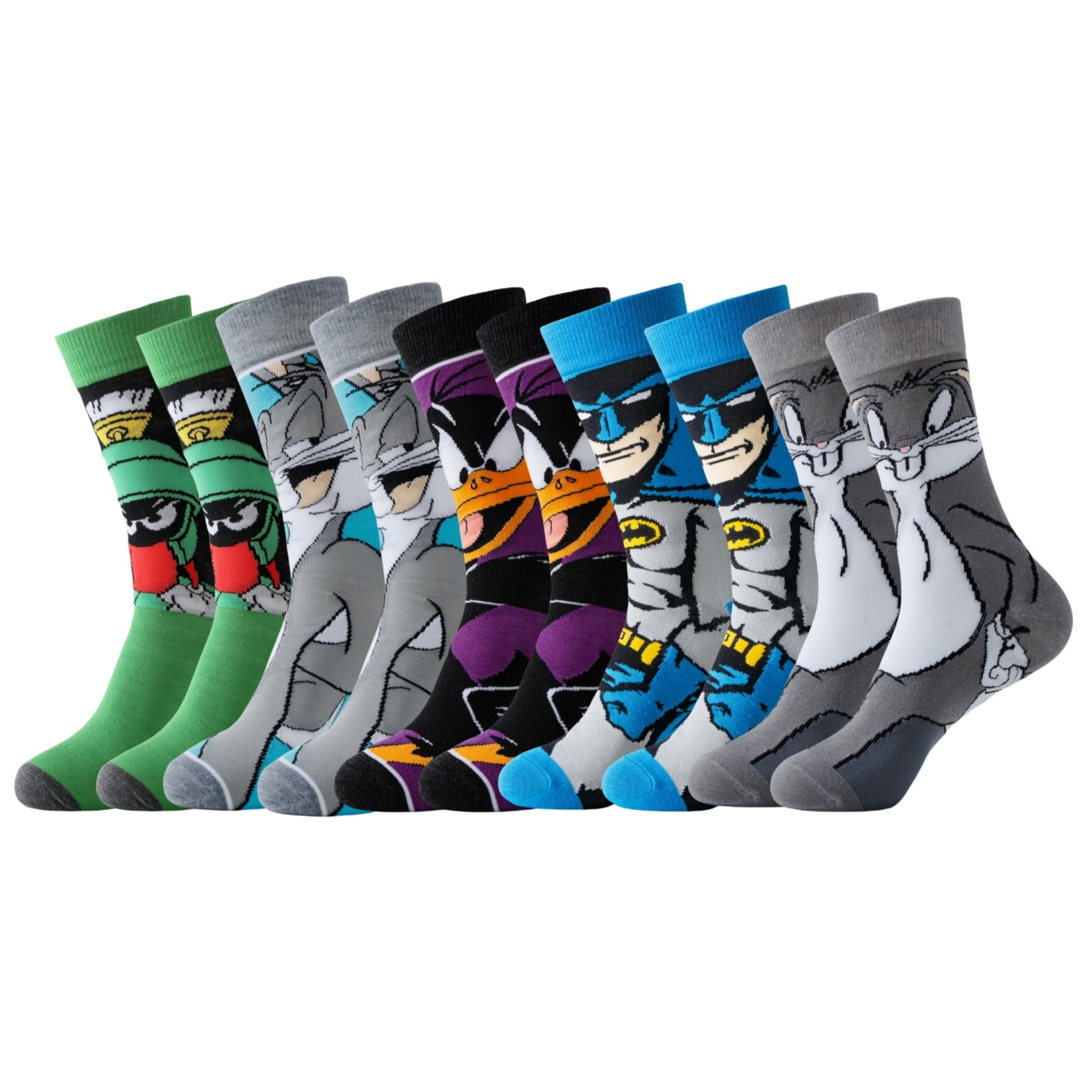Cartoon Socken Set 20 Paar Polyester Spandex Multicolor Freizeit Streetwear Unisex Atmungsaktiv Elastisch | Restfield
