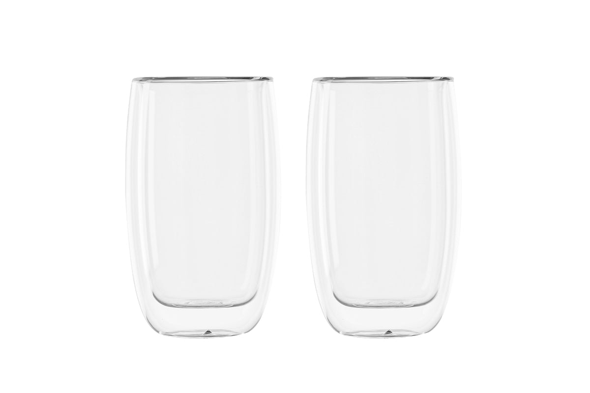 Koffiekopjes Glas Transparant 2 Stuks Modern Hittebestendig Ø7 Ø8 | Sansoti